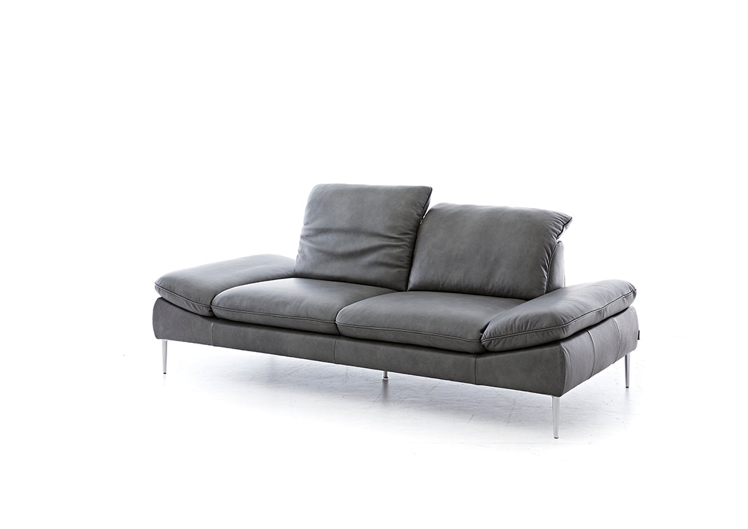 W.SCHILLIG Sofa «enjoy&MORE» 15450 NL75 in Leder Z75/95 anthracite