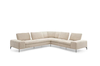W.SCHILLIG Ecksofa valentinoo 16540 (B=318 cm) Stoff S75/44 ivory mit Zubehör