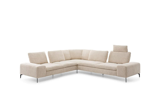 W.SCHILLIG Ecksofa valentinoo 16540 Stoff S75/44 ivory - Komfortmöbel24