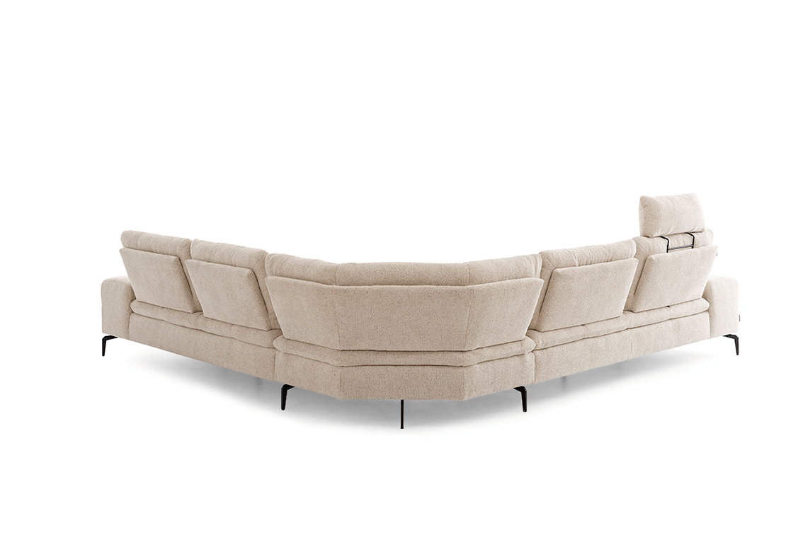 W.SCHILLIG Ecksofa valentinoo 16540 Stoff S75/44 ivory - Komfortmöbel24