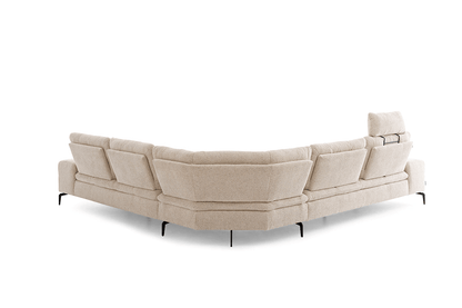 W.SCHILLIG Ecksofa valentinoo 16540 Stoff S75/44 ivory - Komfortmöbel24