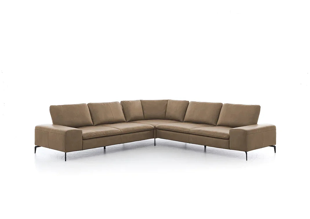 W.SCHILLIG Ecksofa valentinoo 16540 (B 298 cm) Leder Z75/49 sand - Komfortmöbel24