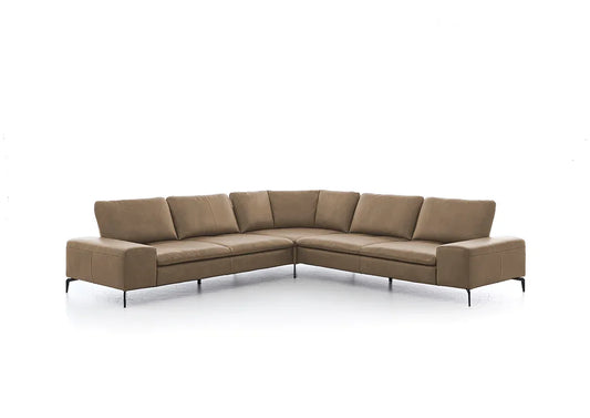 W.SCHILLIG Ecksofa valentinoo 16540 (B 298 cm) Leder Z75/49 sand - Komfortmöbel24