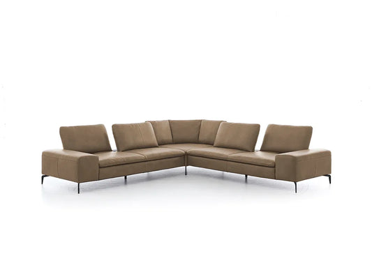 W.SCHILLIG Ecksofa valentinoo 16540 (B 298 cm) Leder Z75/49 sand - Komfortmöbel24