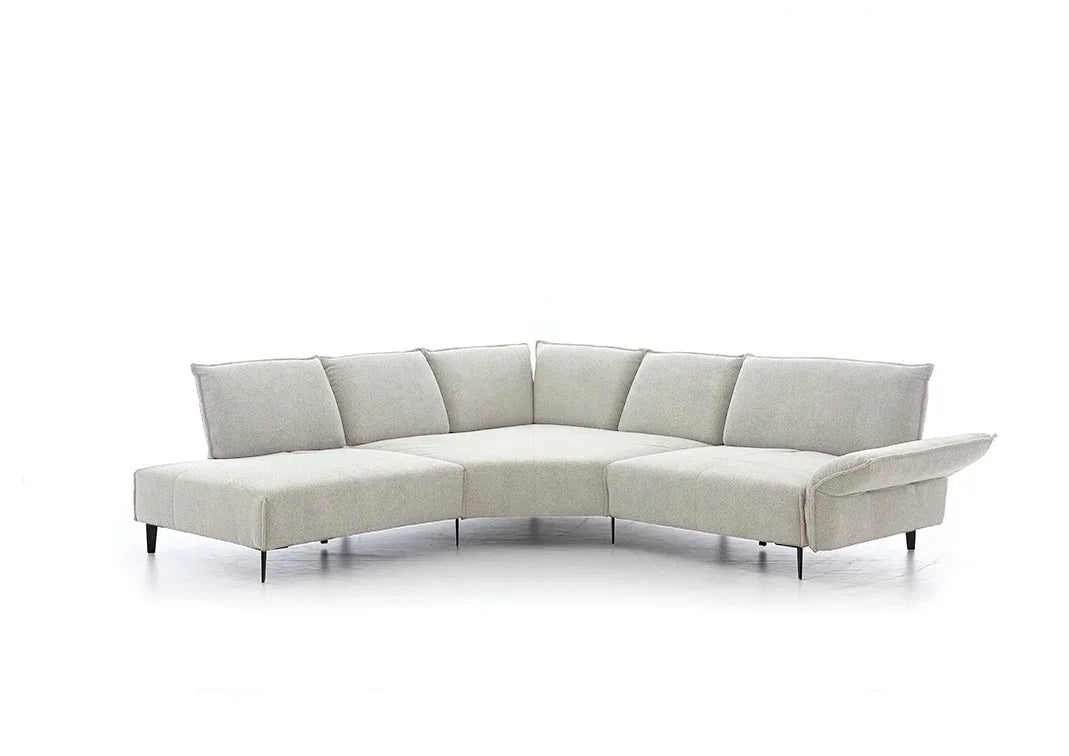 W.SCHILLIG Ecksofa bonnie 16660 Stoff S75/44 ivory - Komfortmöbel24