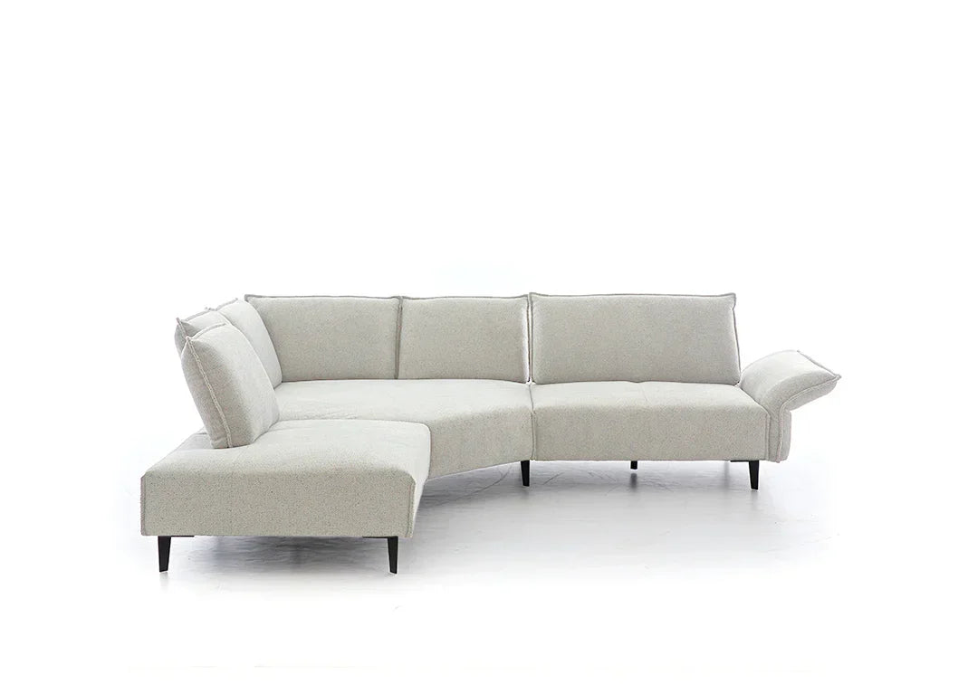 W.SCHILLIG Ecksofa bonnie 16660 Stoff S75/44 ivory - Komfortmöbel24