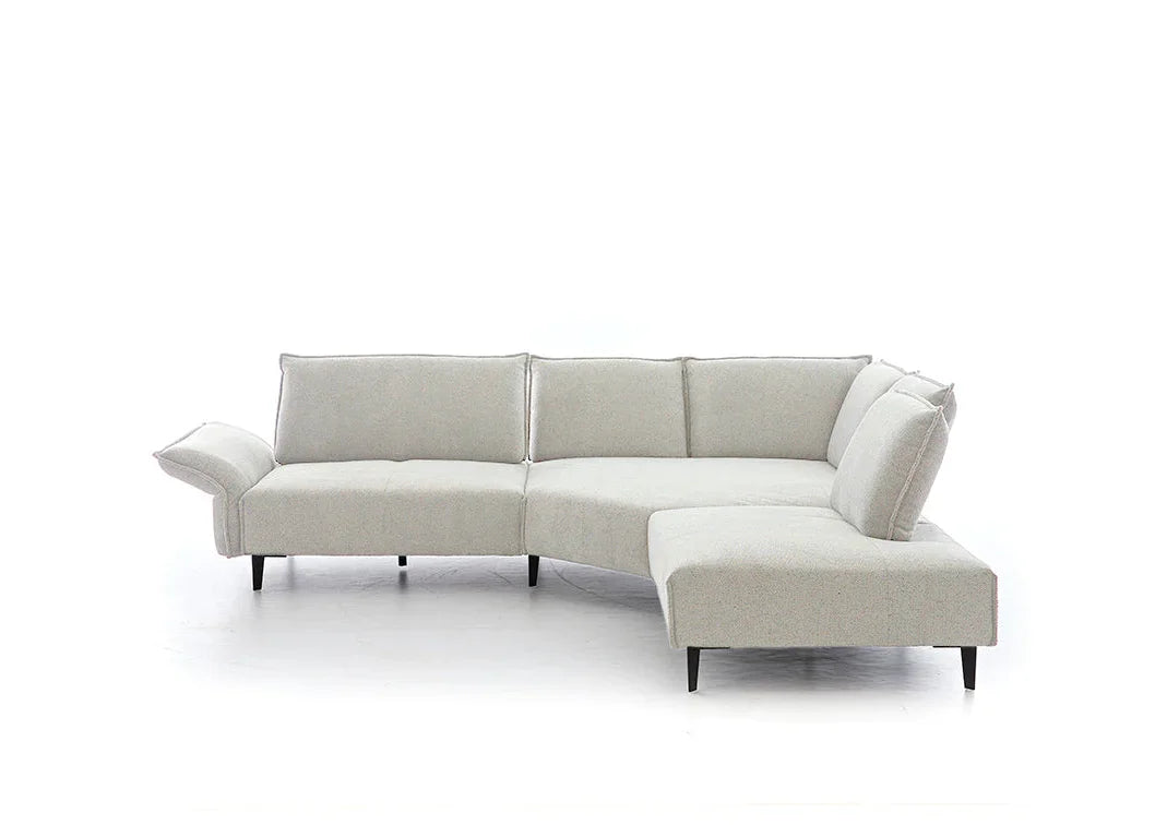 W.SCHILLIG Ecksofa bonnie 16660 Stoff S75/44 ivory - Komfortmöbel24