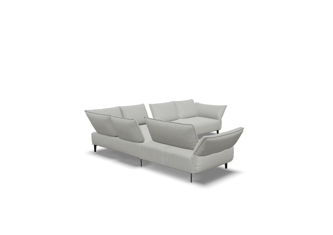 W.SCHILLIG Ecksofa bonnie 16660 Stoff S22/43 ivory