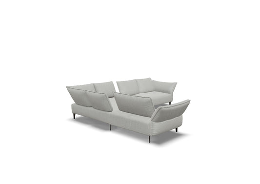 W.SCHILLIG Ecksofa bonnie 16660 Stoff S22/43 ivory