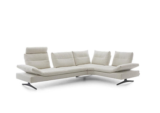 W.SCHILLIG Ecksofa seventy5 16741 Stoff O10/43 ivory - Komfortmöbel24