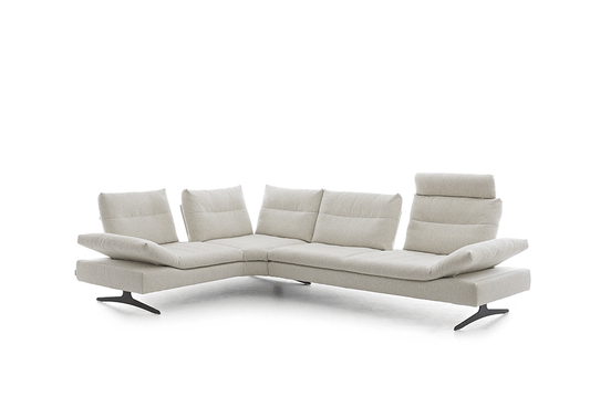 W.SCHILLIG Ecksofa seventy5 16741 Stoff O10/43 ivory - Komfortmöbel24