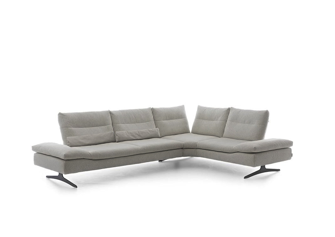 W.SCHILLIG Ecksofa seventy5 16741 Stoff S75/21 light grey