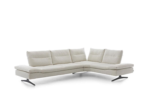W.SCHILLIG Ecksofa seventy5 16741 Stoff O10/43 ivory - Komfortmöbel24