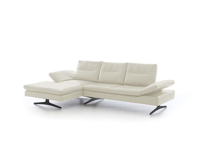 W.SCHILLIG Longchair seventy5 16741 Leder Z84/43 ivory