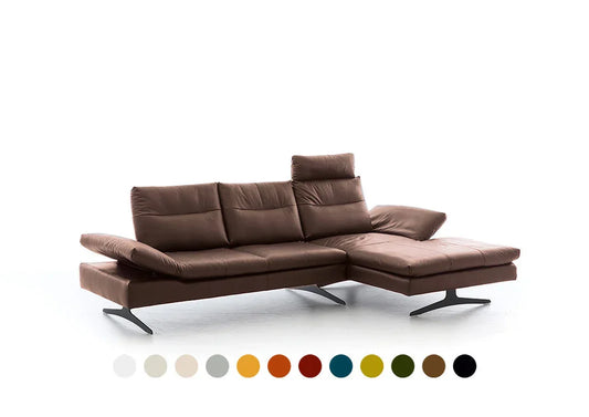 W.SCHILLIG Longchair seventy5 16741 Leder Z73 (Farbe wählbar) - Komfortmöbel24