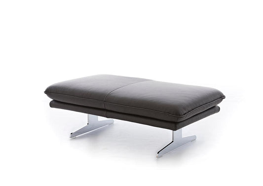 W.SCHILLIG Hocker broadway 16777 G120 Leder Z73/54 mocca - Komfortmöbel24