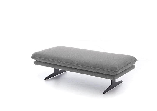 W.SCHILLIG Hocker broadway 16777 G140 Stoff W82/22 grey - Komfortmöbel24