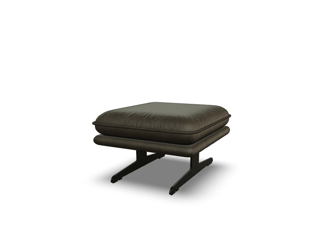 W.SCHILLIG Hocker broadway 16777 G60 Leder Z75/55 espresso