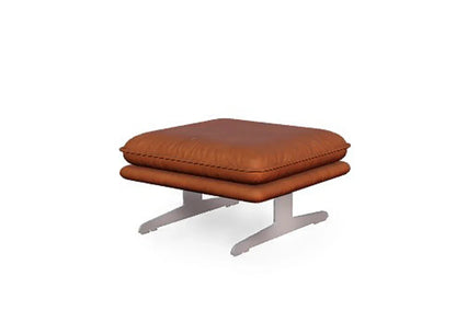 W.SCHILLIG Hocker broadway 16777 G70 Leder Z69/50 cognac - Komfortmöbel24