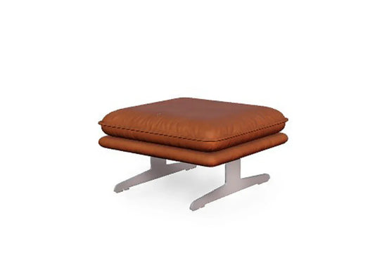 W.SCHILLIG Hocker broadway 16777 G70 Leder Z69/50 cognac - Komfortmöbel24