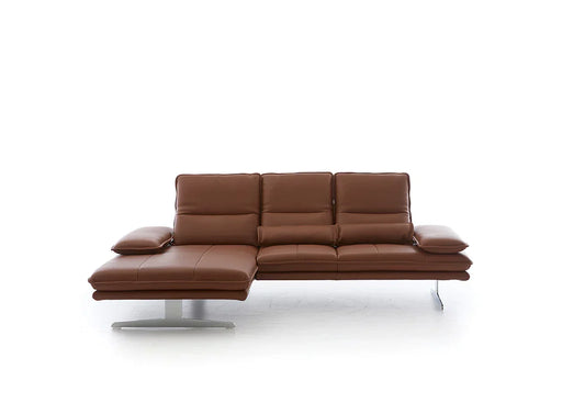 W.SCHILLIG Longchair broadway 16777 (B 271 cm) Leder Z98/50 cognac - Komfortmöbel24