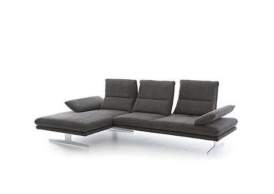 W.SCHILLIG Longchair broadway 16777 Stoff S22/95 anthracite