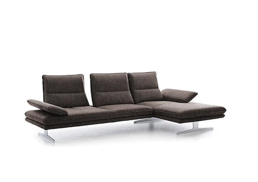 W.SCHILLIG Longchair broadway (B 271 cm) 16777 Stoff S22/95 anthracite - Komfortmöbel24