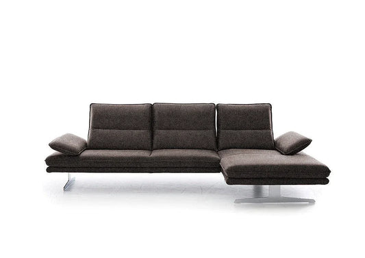 W.SCHILLIG Longchair broadway (B 271 cm) 16777 Stoff S22/95 anthracite - Komfortmöbel24