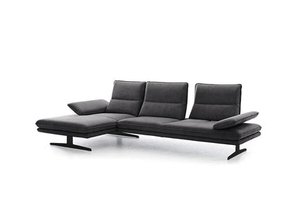 W.SCHILLIG Longchair broadway (B=291 cm) 16777 Stoff S37/95 anthracite