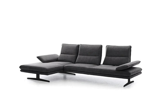 W.SCHILLIG Longchair broadway (B=291 cm) 16777 Stoff S37/95 anthracite