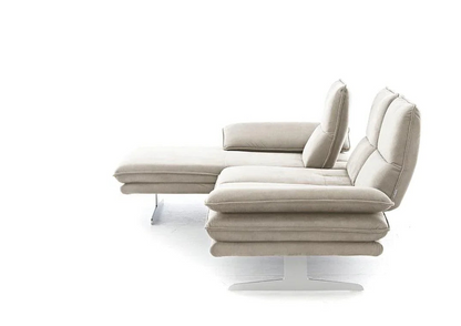 W.SCHILLIG Longchair broadway 16777 (B=271 cm) Stoff S37/43 sahara