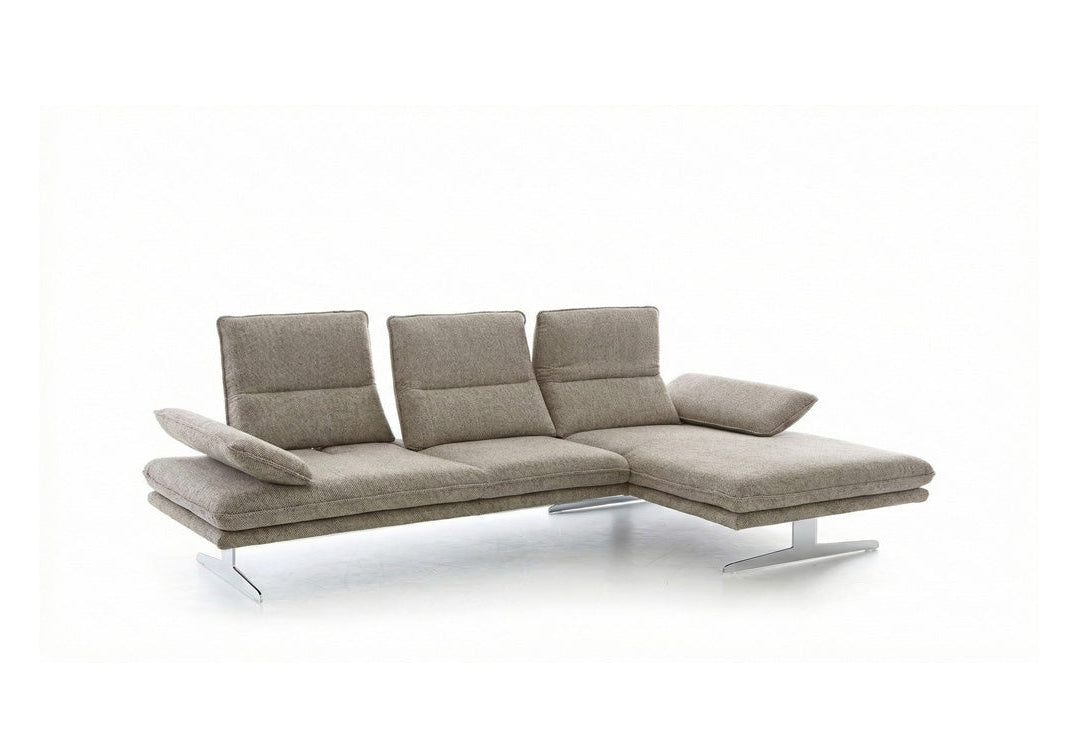 W.SCHILLIG Longchair broadway 16777 (B=291 cm) Stoff S22/49 sesame