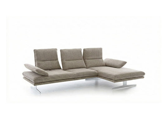 W.SCHILLIG Longchair broadway 16777 (B=291 cm) Stoff S22/49 sesame