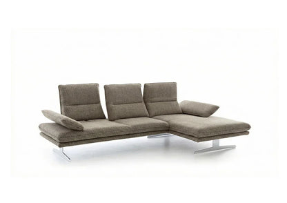 W.SCHILLIG Longchair broadway (B=271 cm) 16777 Stoff S22/98 pepper