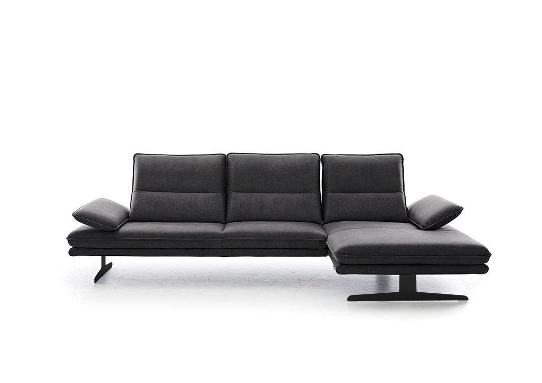 W.SCHILLIG Longchair broadway (B=291 cm) 16777 Stoff S37/95 anthracite