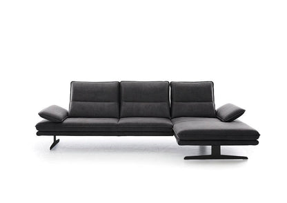 W.SCHILLIG Longchair broadway (B=291 cm) 16777 Stoff S37/95 anthracite