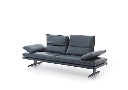 W.SCHILLIG Sofa broadway 16777 N80 Leder Z75/28 dark blue - Komfortmöbel24