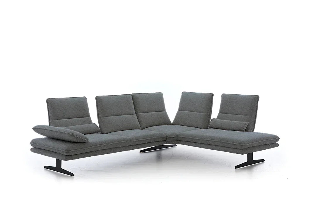 W.SCHILLIG Ecksofa broadway 16777 (B 284 cm) Stoff V88/93 graphite - Komfortmöbel24