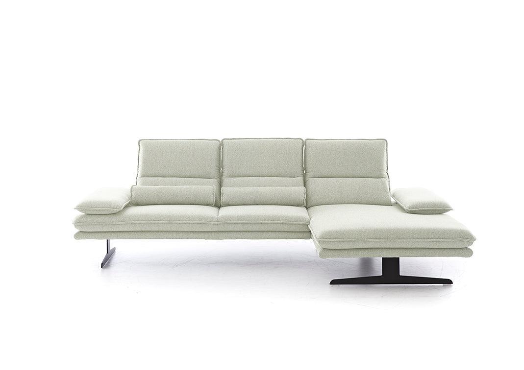 W.SCHILLIG Longchair broadway 16777 (B 291 cm) Stoff W77/43 cream - Komfortmöbel24