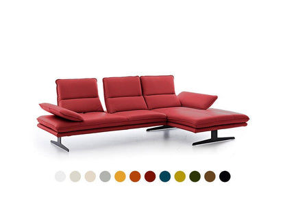 W.SCHILLIG Longchair broadway 16777 (B 291 cm) Leder Z73 (Farbe wählbar) - Komfortmöbel24