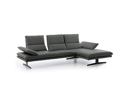 W.SCHILLIG Longchair broadway 16777 (B 291 cm) Leder Z73 (Farbe wählbar) - Komfortmöbel24