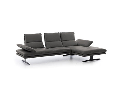 W.SCHILLIG Longchair broadway 16777 (B 291 cm) Leder Z73 (Farbe wählbar) - Komfortmöbel24