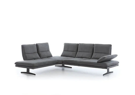 W.SCHILLIG Ecksofa broadway 16777 (B 284 cm) Stoff S37/95 anthracite - Komfortmöbel24