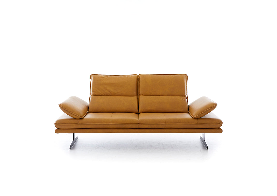 W.SCHILLIG Sofa «broadway» 16777 NL70 in Leder Z69/52 kurkuma
