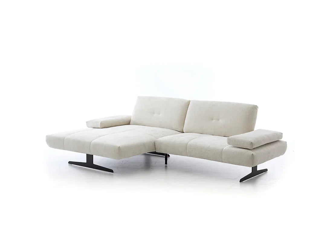 W.SCHILLIG Longchair chester 16790 Stoff V87/44 ivory - Komfortmöbel24