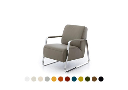W.SCHILLIG Sessel quadroo 17350 ME Leder Z59 (Farbe wählbar) - Komfortmöbel24