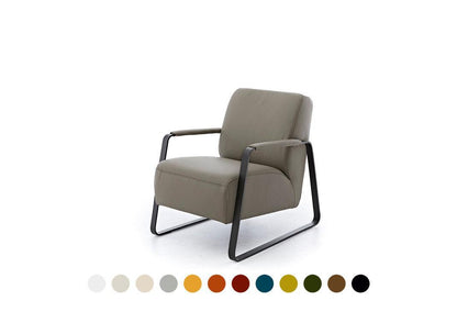 W.SCHILLIG Sessel quadroo 17350 ME Leder Z59 (Farbe wählbar) - Komfortmöbel24