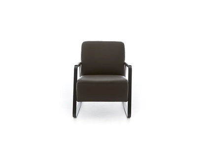 W.SCHILLIG Sessel quadroo 17350 ME Leder Z59/54 braun - Komfortmöbel24