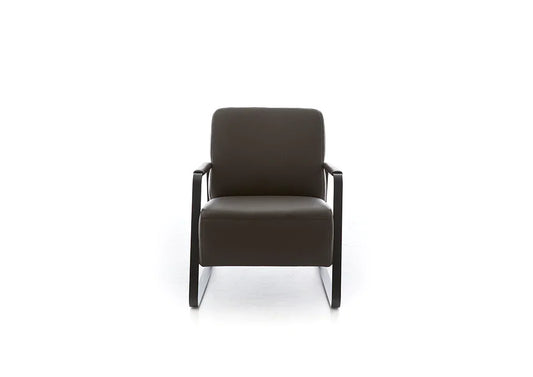 W.SCHILLIG Sessel quadroo 17350 ME Leder Z59/54 braun - Komfortmöbel24