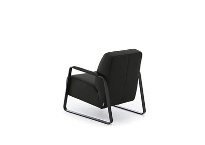W.SCHILLIG Sessel quadroo 17350 Leder Z73/99 nachtschwarz - Komfortmöbel24